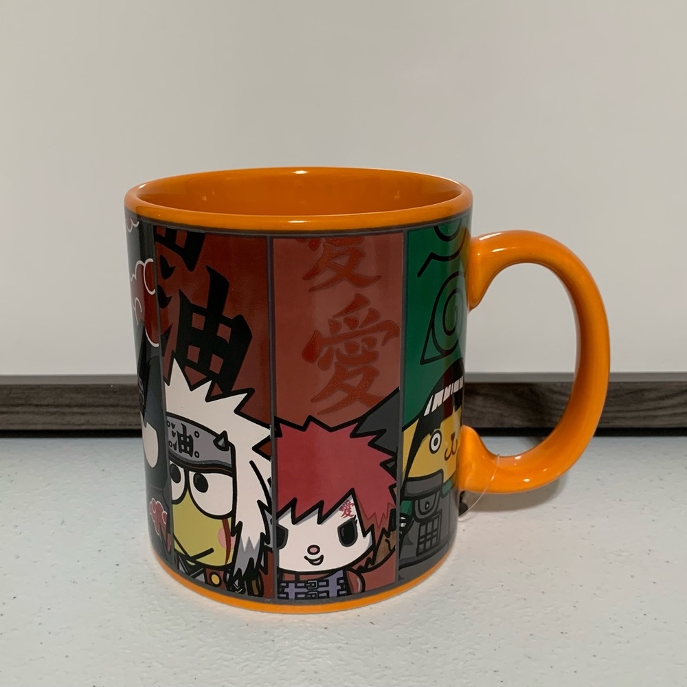 Bioworld Naruto Shippuden x Hello Kitty & Friends Ceramic Mug-20 Oz.